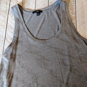 Gap Tank Top - Grey with Metallic Sparkles ✨